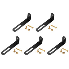 5X Electric Guitar Support Parts Scratchplate Bracket with Nut Gold Screws for LP Guitar Pickguard