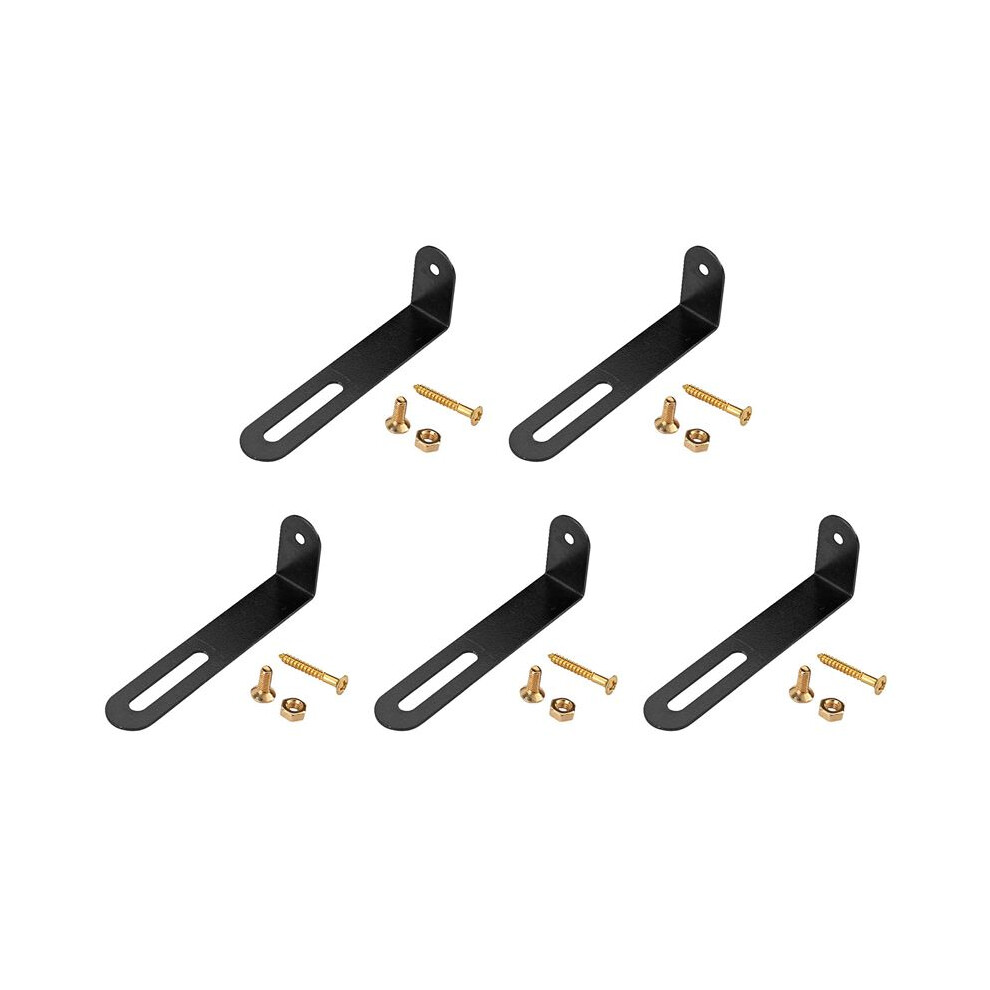 5X Electric Guitar Support Parts Scratchplate Bracket With Nut Gold Screws For Lp Guitar Pickguard 4714079542946