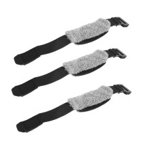 3X Gitaar Fret Snaren Mute Dempers Muter Wraps Akoestische Klassieke Gitaren Bas Ukelele Instrumenten Accessoires Grijs
