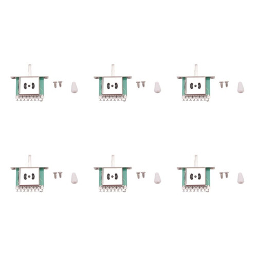 6 Pcs 5 Way Pickup Selector  for  Tele Strat Replacement