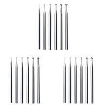 18Pcs 90º Burr Set - 3/32Inch Shank Jewelry Making Setting Burs for Lapidary 008-023