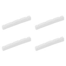 4X Bassetto A Testa Cilindrica con Intaglio A Fessura per 4 Corde per Basso Elettrico PB Precision, 4.2x3.2x4.6 / 4.6mm