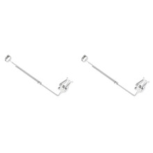 2X Portable Flûte Pupitre Marching Band Partitions Clip Pince Bois Instrument Accessoires
