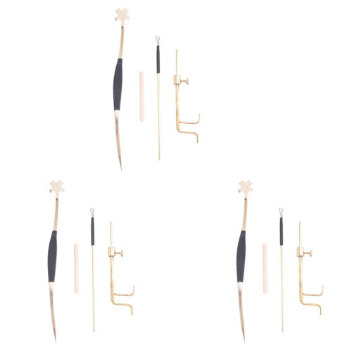 3X Brass Violin Luthier Tools Kit Violin Sound Post Set Sound Post Installation Tool,Violin Making Repair Tools