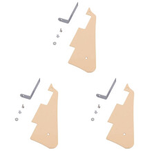 3X Plaque de Protection pour Guitare Plaque de Protection Crème à Pli Unique pour Pièces de Guitare LP