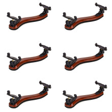 6X Support D'Épaule de Violon Professionnel 3/4 4/4 Support D'Épaule de Violon en Bois D'Érable Réglable Accessoires de Pièces de Violon
