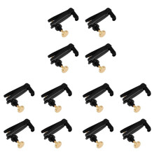 12pcs Violin Beaux Tuner Ajusteur avec Vis de Placage de Cuivre pour 3/4 4/4 Accessoires de Violon