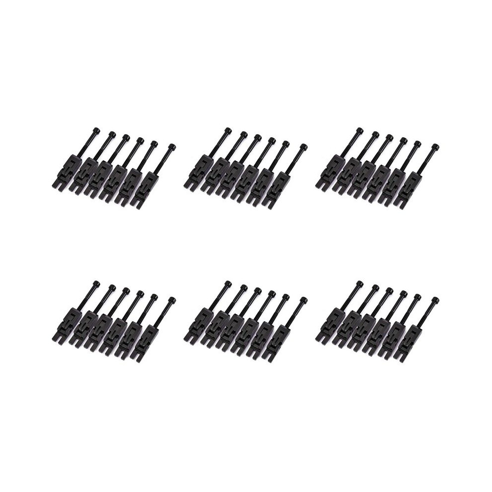 Set Of 36 Double Locking System Locked Saddles For Floyd-Rose Guitar Tremolo Bridge(Black) 4711483340380