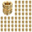 600Pcs M3X5.7-OD4.6 Thread Knurled Brass Threaded Heat Set Heat Resistant Insert Embedment Nut for 3D Printer 1
