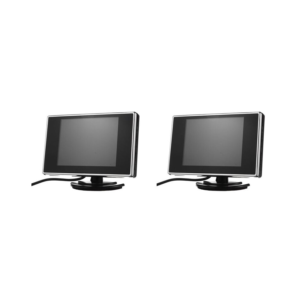 Photos - Reversing Camera 2 Set 3.5 Inch Car Monitor Monitor Reversing Monitor Two-Way Video Car Accessories