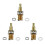 3St Gitarr Push/Push Potentiometer Kortskaft Push Push Potentiometer Elektrisk Gitarrpott A500K för Gitarrbasdelar 1