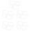20pcs White Nylon Ukulele String Set 1