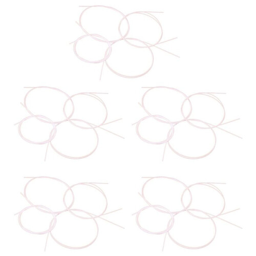 20pcs Blanc Nylon Ukulele Corde Ensemble