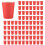 200 Paper Cups (9oz) - Plain Solid Colours Birthday Party Tableware Catering(Red) 1