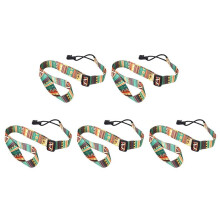 5X Verstelbare Zachte Polyester Gitaar, Ukelele Gitaar, Akoestische Bas, Schouderriem, Riemband, Haakriem