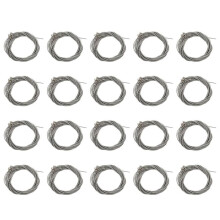 80 Stuks Roestvrijstalen Bassnaren Basgitaar Onderdelen Accessoires Gitaarsnaar Verzilverd Gauge Basgitaar Muziekaccessoires