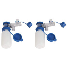 2X Milk Sampling Bottle,200Ml Sampling Bottle Sampler Cow Milk Liquid Sampling Bottle Milk Container Corrosion-Resistant