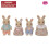 Calico Critters Οικογένεια Κουνελιών Γάλακτος, Σετ 4 Συλλεκτικών Φιγούρων Κούκλας 2