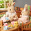Calico Critters Οικογένεια Κουνελιών Γάλακτος, Σετ 4 Συλλεκτικών Φιγούρων Κούκλας 5