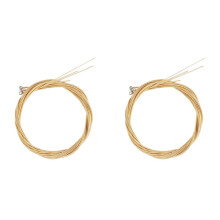 8 Pièces Cordes de Basse Acoustique en Laiton en Acier au Carbone Cordes de Base pour Instruments de Musique Cordes de Basse Partie de Basse