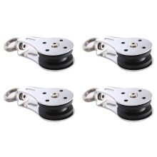 4X 300Kg Bearing Pulley Lifting Quiet Wheel Gym U-Grooved Heavy Duty Pulley Wheel for Workout Equipment Cable Machine