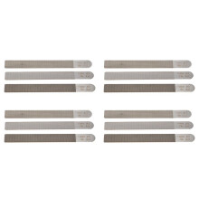 12 Stks Gitaarmoer Vijlen Fret Crowning Slot Filing Luthier Reparatie Tool Kit voor Gitaar Snaarinstrumenten