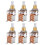 6St A500K Potentiometer Push Pull  Gitarrkontroll Pot Elektrisk Gitarr Tonvolymdelar Guld 2