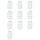 10X Laboratory Chemical Storage Case White Plastic Widemouth Bottle 500mL 1