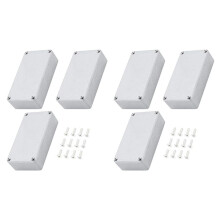 6 STKS 125B/1590N1 Aluminium Gitaar Effect Pedaal Behuizing Metalen Stomp Box Behuizing Onafgewerkt 122x66x39.5mm met Rubber