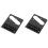 2X 6 Sadel Askfat Bro Bakstycke för Telecaster Tele Elgitarr (Svart) 1