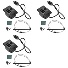 3X Uk-300T Ukelele Piëzo Pickup Voorversterker 2-Band Eq Equalizer Ukelele Pickups Tuner Systeem