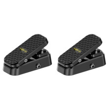 2X New VP-1 Pedal Volume/Expression 2-in-1 Pedal No Power Supply Required Cushioned Feet No Noise Direct Control of Rack