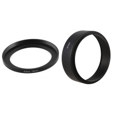 1 Pcs 43mm to 52mm Metal Step Filter Ring Adapter & 1 Pcs 67mm Mount Standard Metal Lens Hood
