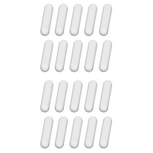 20 Stücke PTFE Magnetrührer Mischer Rührstab Laborstab Rührplatte Magnet Rührstab Magnetisch (7X25mm)