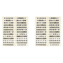 2X Sticker pour Le Fretboard de La Guitare Sticker pour La Pratique des Debutants, Convenable pour La Guitare Electrique de 6 Cordes et La Guitare
