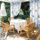 Κουρτίνες Blue Ocean Grommet, 54x84 ίντσες, αδιάβροχες, κουρτίνες για μπαλκόνι και κιόσκι, 4