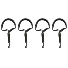 4X Adjustable Padded Saxophone Sax Neck Strap with Snap Hook Black and Coffee Saxophone Parts and Accessories