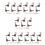 30Pcs Acoustic Guitar String Tuning Peg Tuner Machine 1