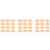 36Pcs Classical Guitar Rollers String Trees Retainer Guides Guitar String Locks Nut Block Clamp, Apricot 1