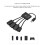 USB C Dongle4In1Hub Θύρες USB2.0 Υποστηριζόμενη λειτουργία OTG Θύρα φόρτισης USB C 6