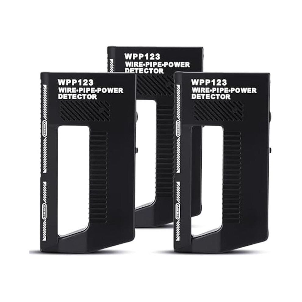 3Pcs Wpp123 Metal Detector, Wall Scanner Metal Detector,Adjustable Alert Pipe Power Wall Stud Finder Metal Detector 4713466983195