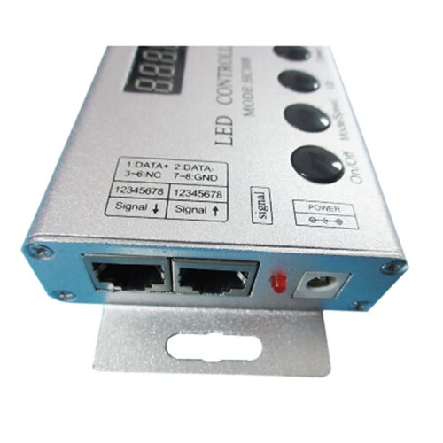2X HC008 Programmable LED Controller 133 Effect Mode RF Control 2048 LED Pixel for WS2811 WS2812 RGB LED Strip Light 1