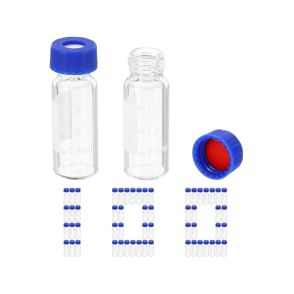 2Ml Autosampler Vial, Hplc/Gc Vials 9-425 Lab Clear Vials Sample Vial Screw Cap Writing Patch 100Pcs 6031536175898