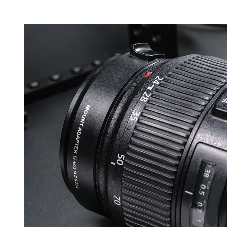 For Ef Lens To -M Camera Series Ef-Eosm2 0.71X Autofocus Speed Booster Adapter Ring 6032910454509