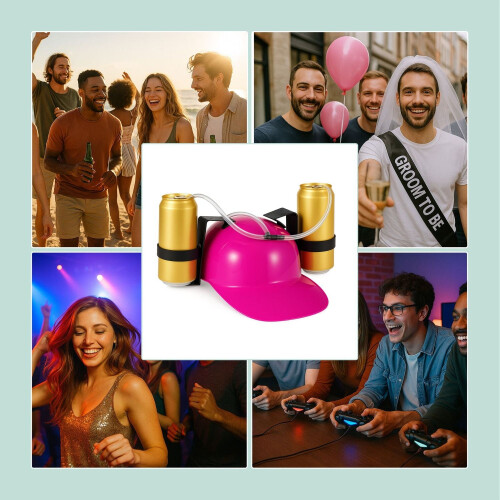 Biertrinkhut - Partyaccessoire für freie Hände 1