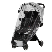 Housse de Pluie pour Poussette, Protection Universelle Contre les Intempéries, Respirante, Coupe-Vent et Imperméable