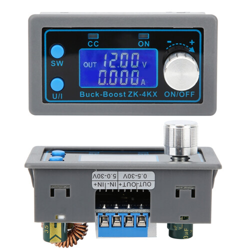 Solar Battery Charging Module With Buck Boost Converter LCD Display Adjustable Voltage Regulated And Anti Reverse Connection Protection For Stable 1