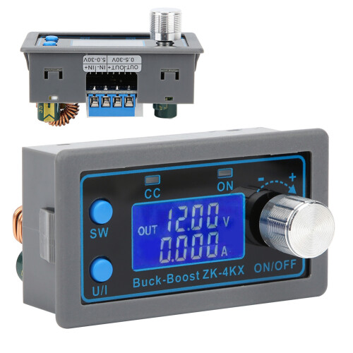 Solar Battery Charging Module With Buck Boost Converter LCD Display Adjustable Voltage Regulated And Anti Reverse Connection Protection For Stable 2
