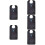 5Pcs Black Waterproof Adult Bib Foldable Polyester Clothing Protector 10