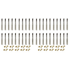40x Chiodi per Sintonizzazione Arpa Lira con 40 Pezzi Rivetti per Strumento Un Corde Musicale Arpa Piccola Arpa Lira